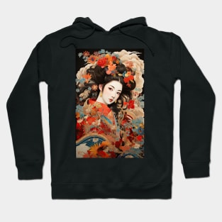 Japanese Vintage Kabuki-style Art Hoodie